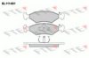 FTE BL1114B1 Brake Pad Set, disc brake